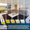 Sunperian 3 Inch Square Ultra Thin LED Recessed Downlights 5 CCT 2700K-5000K 8W 540LM Dimmable 16-Pack SP34233-16PK - alternate 7